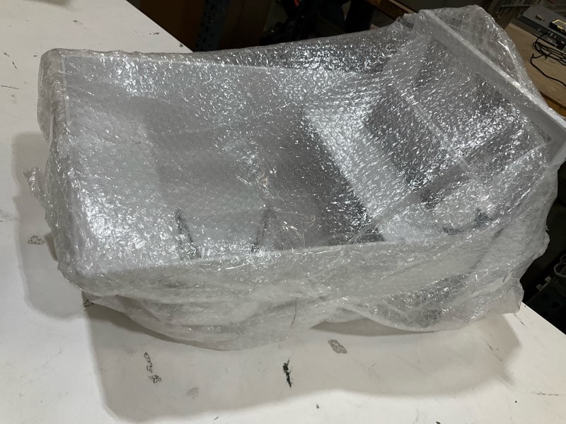 Condition photo showing As Is for 241860803 refrigerator ice bucket parts compatible with frigidaire ice container and auger assembly, replaces ice maker parts ap4300918 lfss2612tf0 lfss2612te0 ffhs2322mbe ice bucket storage