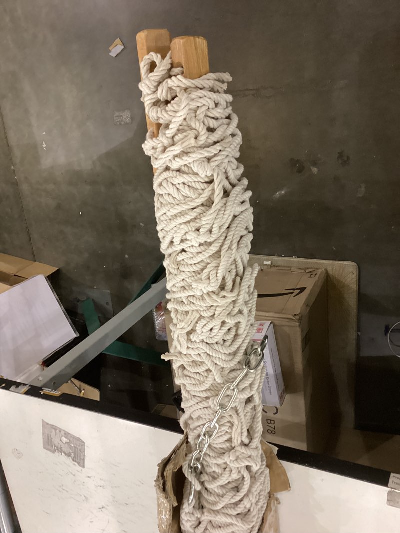 Deluxe cotton rope hammock
