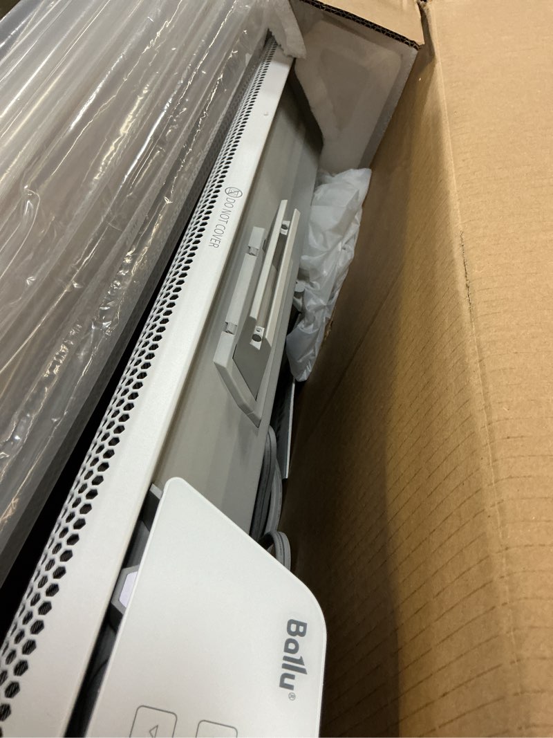 Condition photo showing Good Condition for ballu convection panel space heater for large room,1500w electric heater with programmable thermostat,wifi app control,standing or wall mount,smart quiet heater for indoor use,works with alexa,white standard white