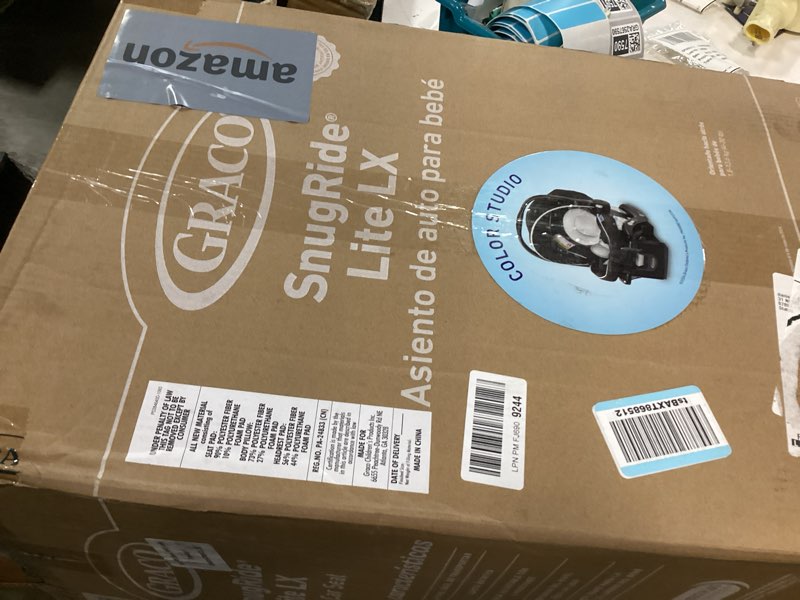 Condition photo showing New/Like New for Graco SnugRide Lite LX Infant Car Seat, Lightweight Rear-Facing Seat for Babies 4–30 lb, 4-Position Adjustable Base, LATCH Installation & ProtectPlus Engineered, Studio