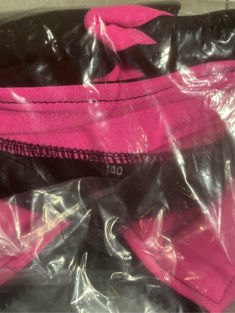 Condition photo showing Good Condition for girls ice skating jackets women stripes training practice figure skating tops fleece. 10-12 years pink