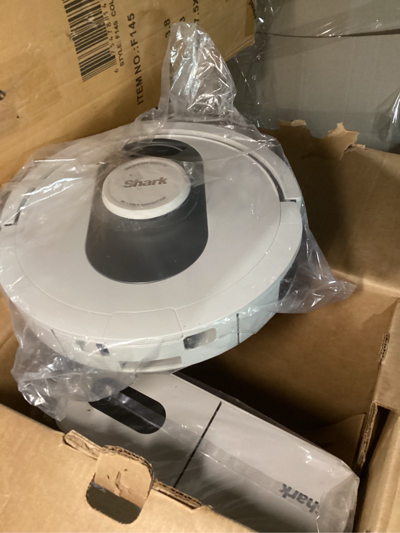 Condition photo showing Good Condition for shark ai ultra voice control robot vacuum with matrix clean navigation, home mapping, 60-day capacity, xl self-empty base for homes with pets, carpet & hard floors, cool grey matrix clean auto empty (60 days)