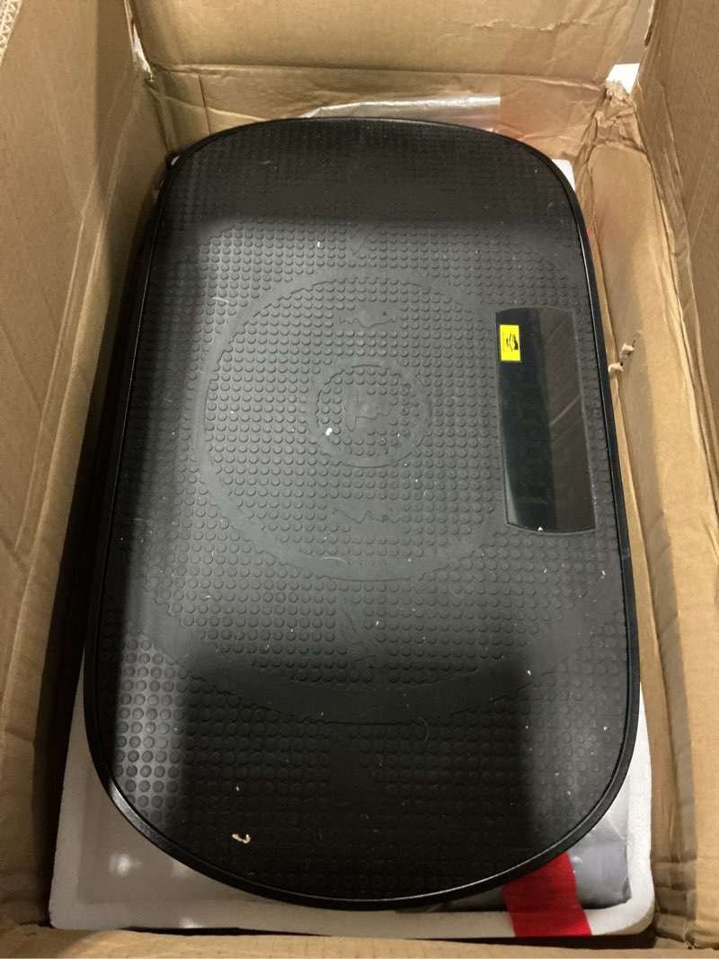 Condition photo showing Good Condition for merach vibration plate exercise machine, whole body workout equipment for women, bluetooth and silicone pedal, vibration plate with auto mode, vibrate fitness platform for home pro black