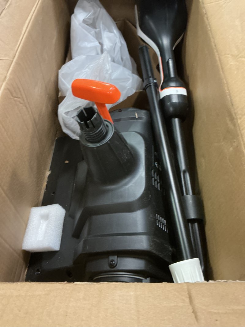 Condition photo showing Good Condition for Litheli Cordless Snow Shovel, 40V 13'' Brushless Electric Snow Blower for Driveway, Battery Powered Snow Thrower, 2.5Ah Battery Included