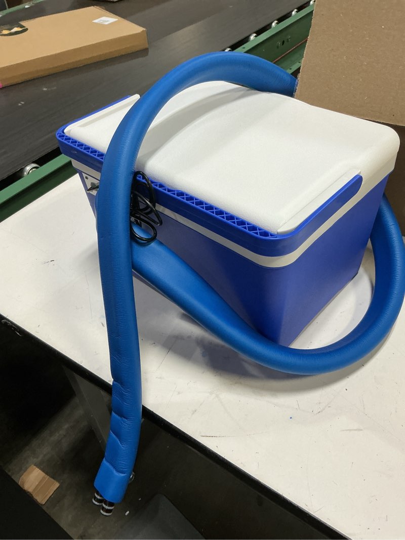 Condition photo showing Good Condition for cold therapy machine, cryotherapy freeze kit system for knee replacement, ice machine with universal pad for knee, back, leg and hip, 12l