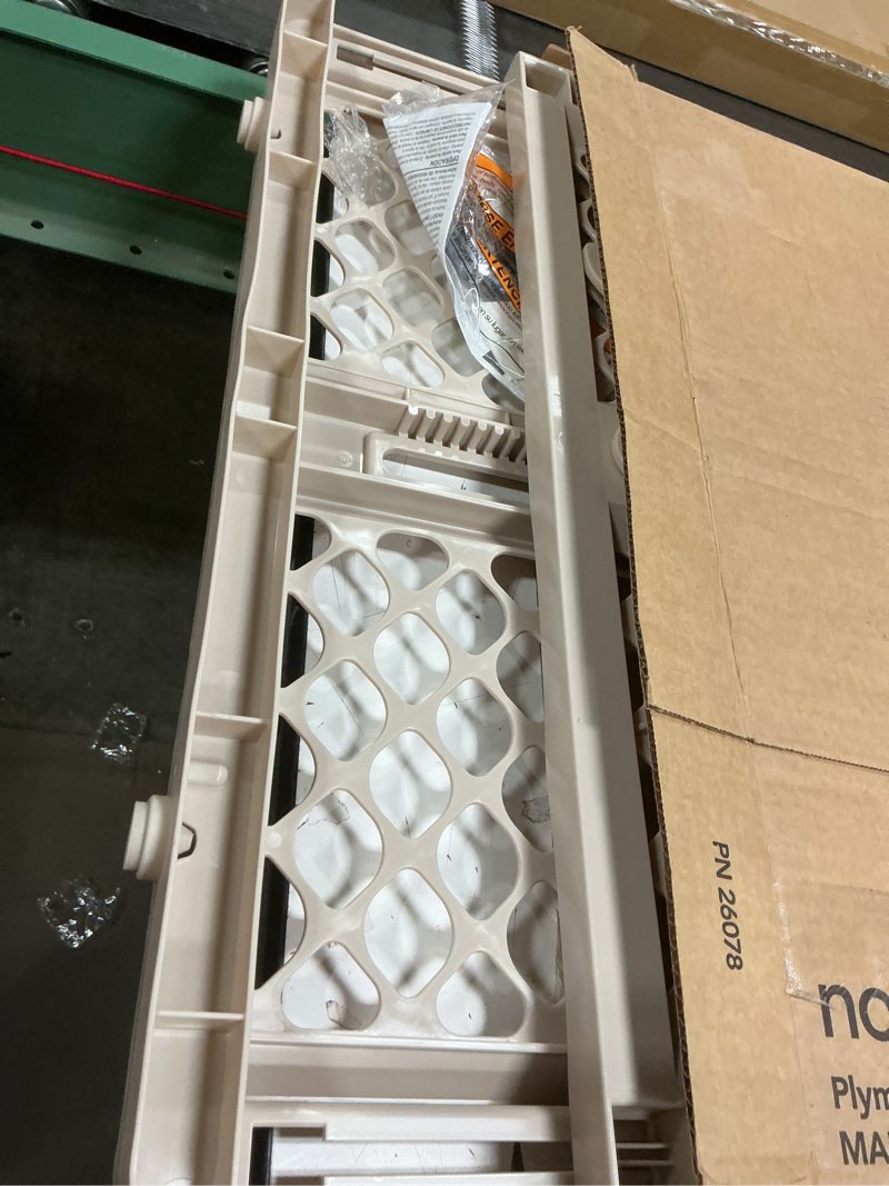Condition photo showing Good Condition for Toddleroo by North States - Supergate Ergo Baby Gate: Plastic Baby Gate for Stairs & Doorways - Adjustable Indoor Safety Gate - Made in USA - 26 to 42 Inches Wide - 26 Inches Tall - Sand