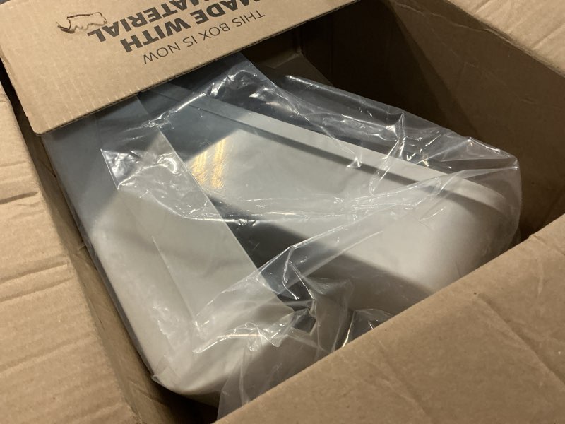 Condition photo showing Good Condition for (2-pack) 240323001 refrigerator door shelf replacement bin compatible with frigidaire replacement parts,replace ap2115741, ps429724, ah429724, 240323007