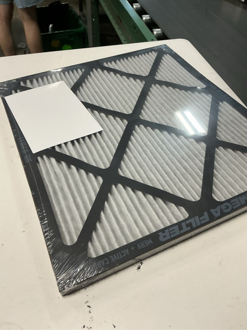 Condition photo showing New/Like New for puroair megafilter - 18x20x1 air filter merv 13 activated carbontech defense - heavy duty 3 layer furnace filters allergens, pollen, dust, pet dander, smoke, odors - hvac air filter 18x20x1 (1-pack) 18" x 20" x 1" 1 pack