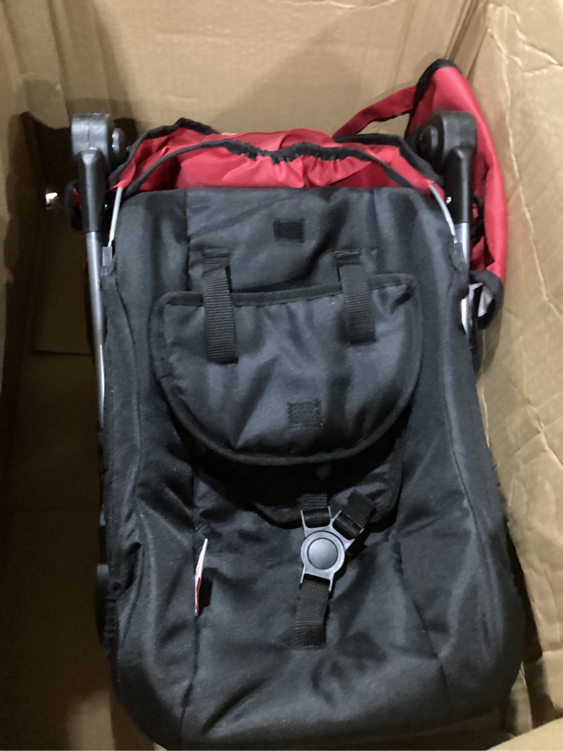 Condition photo showing As Is for baby doll car seat stroller combo – convertible 2 in 1 doll stroller and car seat for kids – fits up to 20” dolls – play toy baby stroller with adjustable handle for girls toddlers all ages (maroon)