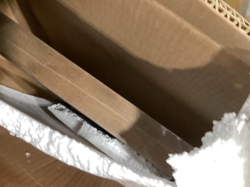 Condition photo showing New/Like New for Bme Dinkee King Bed Frame Wood 15 Inch - Solid Wood Platform Bed Frame - Japanese Joinery Bed - Modern & Minimalist Style - Wood Slat Support - Easy Assembly - No Box Spring Needed - Chocolate Dinkee Bedframe King Dark Chocolate