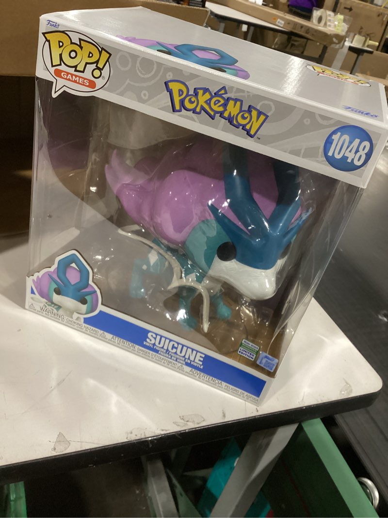 Condition photo showing Good Condition for Funko Pop! Jumbo: Pokemon - Suicune - Amazon Exclusive - 2025 WonderCon Comic Con - Collectable Vinyl Figure - Gift Idea - Official Merchandise - Toys for Kids & Adults - Cartoon/Animation Fans