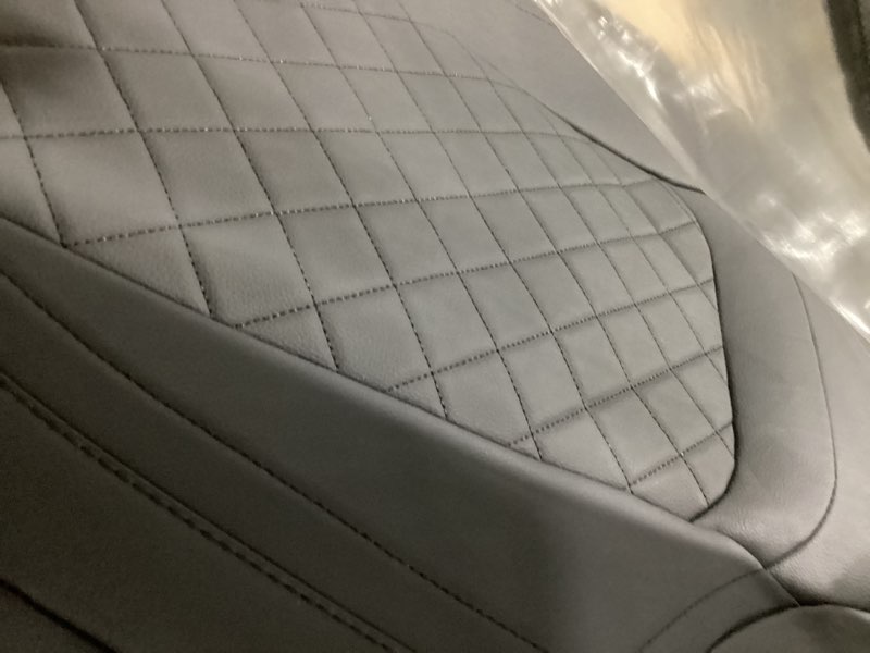 Condition photo showing Good Condition for Wrangler Seat Covers 2007-2026 Front Pair, Waterproof Leather Interior Sets with Lumbar Support Custom Fit for Jeep Wrangler JK JL 2/4 Door Unlimited Sahara/Sport/Rubicon X 392 Willys, Black