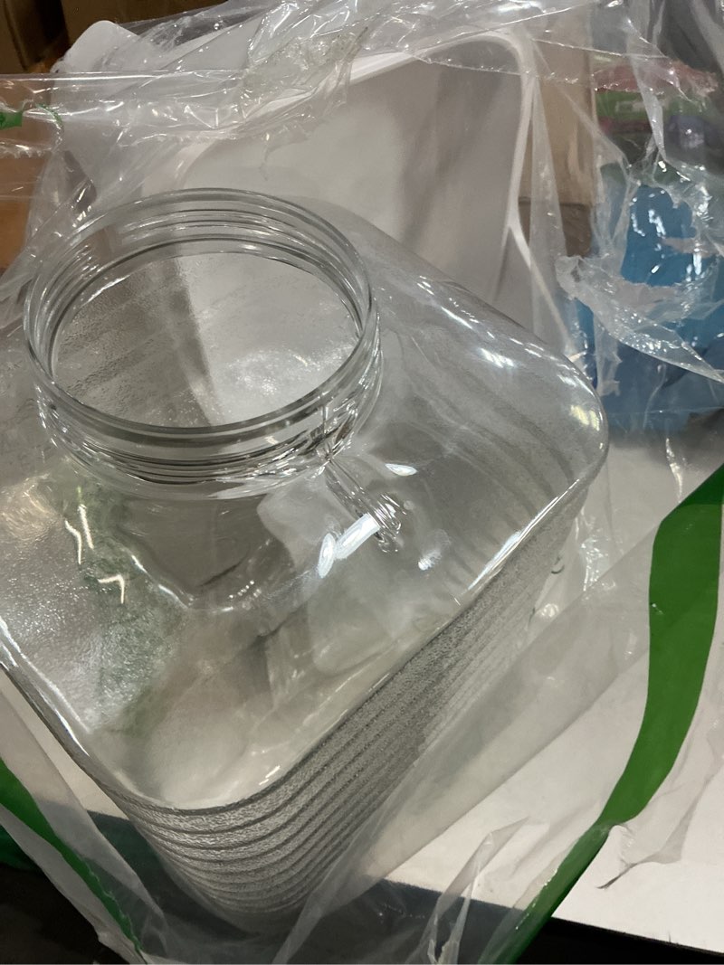 Condition photo showing Good Condition for automatic dog water bowl dispenser with patented faucet - 6l large gravity cat water dispenser with handle, filter & adjustable base, wide mouth for easy clean, bpa-free, stainless steel pet waterer transparent&white 6l with handle