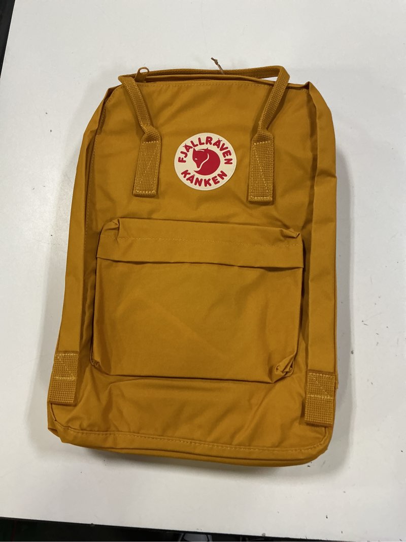 Condition photo showing Good Condition for fjallraven kanken laptop 15" backpack, ochre