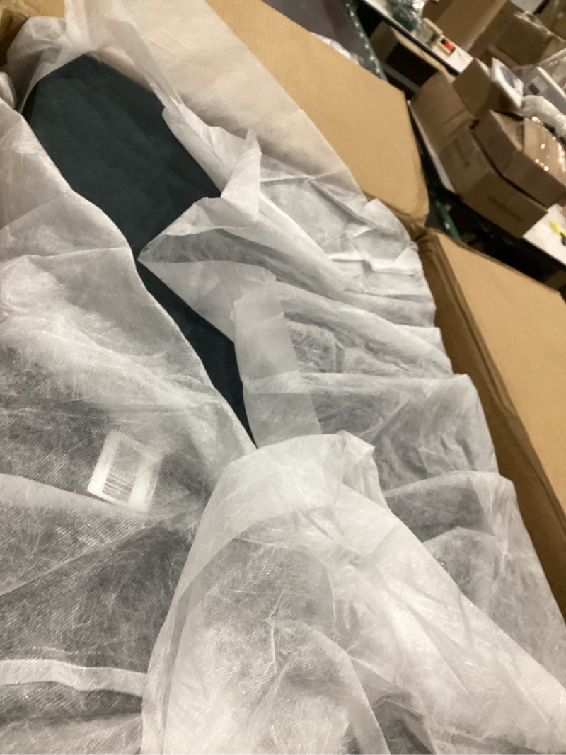 Condition photo showing As Is for (Incomplet))HONBAY Convertible Sectional Sofa L Shaped Couch Reversible Sectional Couches for Living Room,Mid Bluish Grey