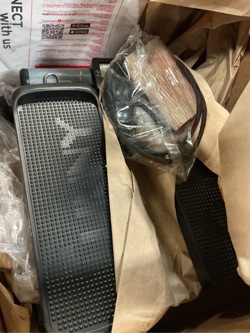 Condition photo showing Good Condition for sunny health & fitness mini stepper for exercise at home, stair step workout machine with resistance band and over 300lb weight capacity, optional twist motion and free sunnyfit app connection classic