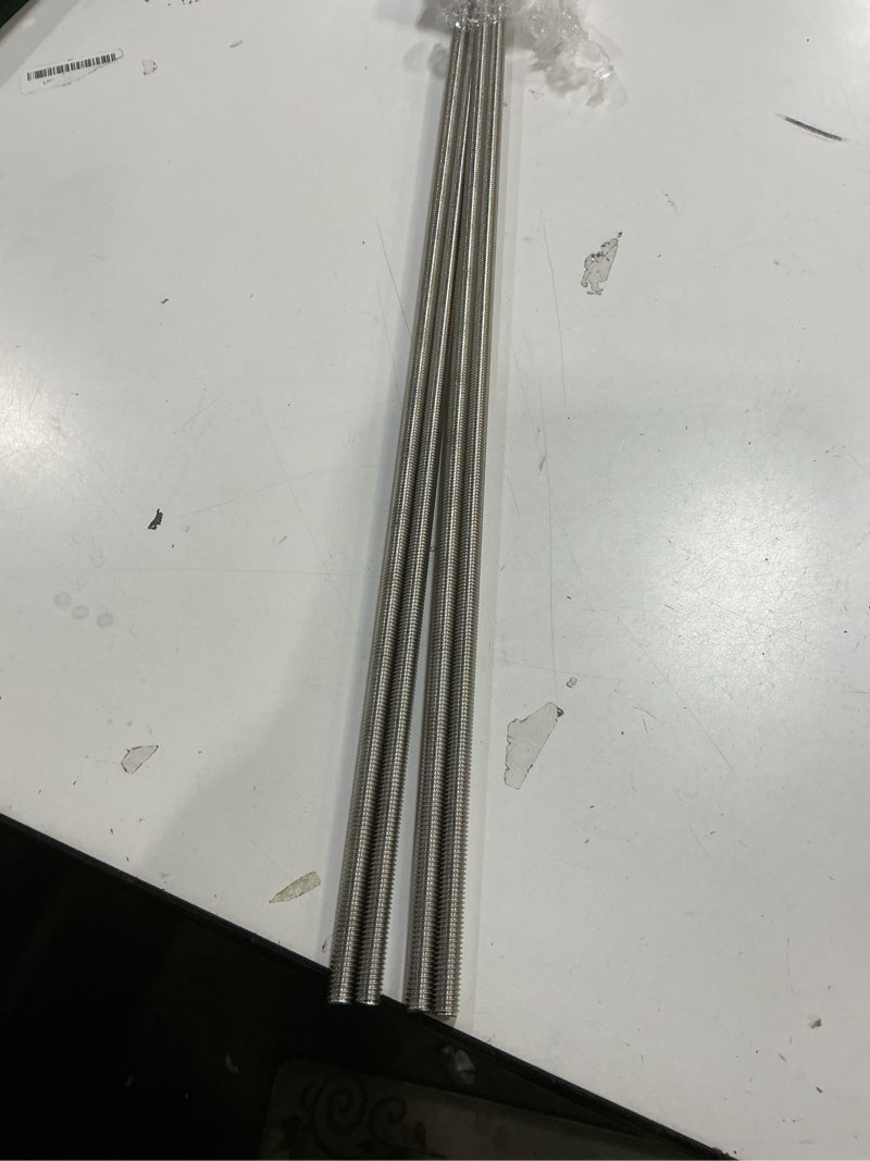 Condition photo showing Good Condition for Stainless Steel Fully Threaded Rod, 1/4" -20 Thread Size, 12" Length, Right Hand Threads, 4 Pieces 1/4"-20