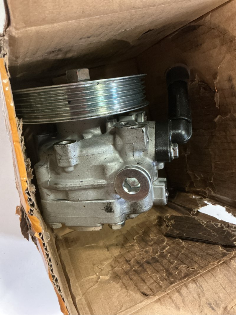 Condition photo showing As Is for NewYall Power Steering Pump with Pulley for Subaru Impreza WRX TS 2004 2005 2006 2007