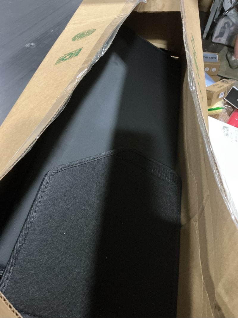 Condition photo showing As Is for fyzeoty car organizers for trunk for suv sedan, leather storage box,extra large,magnetic lid,collapsible and adjustable, s004, black extra large black