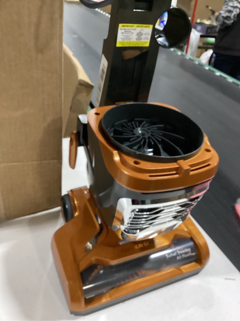 Condition photo showing As Is for PARTS ONLY! Kenmore DU4080 Featherlite Lift-Up Bagless Upright Vacuum 2-Motor Power Suction Lightweight Carpet Cleaner with HEPA Filter, 2 Cleaning Tools for Pet Hair, Hard Floor, Orange