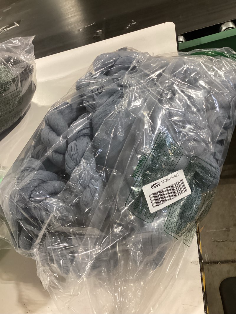 Condition photo showing Good Condition for 16 Pack Dusty Blue Cheesecloth Table Runner 10Ft Boho Gauze Table Runners, 35x120 Inch Blue Cheese Cloth Table Runners Long Sheer Table Runners for Wedding Bridal Shower Party Table Decor 16 Pack Blue