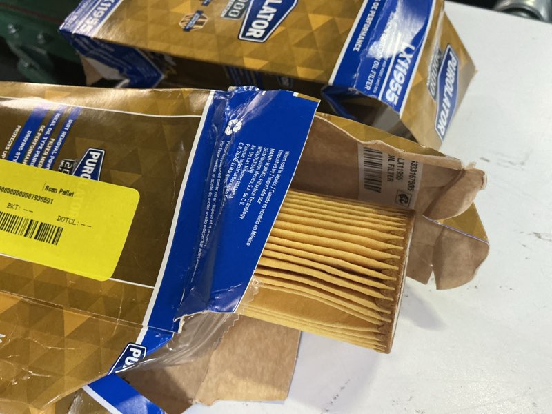 Condition photo showing As Is for purolator lx11955 purolator 20k oil filter with 20 000 mile protection for select ford and lincoln 2 pack