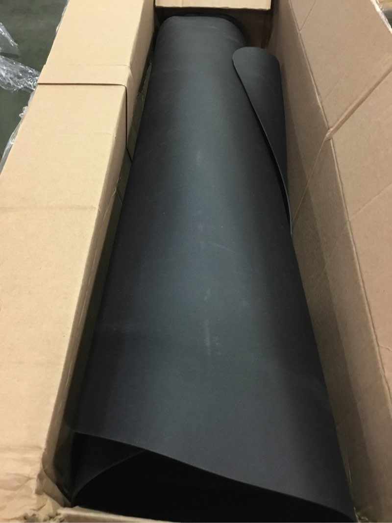 Condition photo showing As Is for Salon Mat for for Hairstylist 3'x5' Barber Shop Anti-Fatigue Salon Standing Chair Mat - Black Semi Circle 1/2" Thick Comfort Salon Mat, Hair Cutting Hairdressing Equipment 3?x5?x1/2"