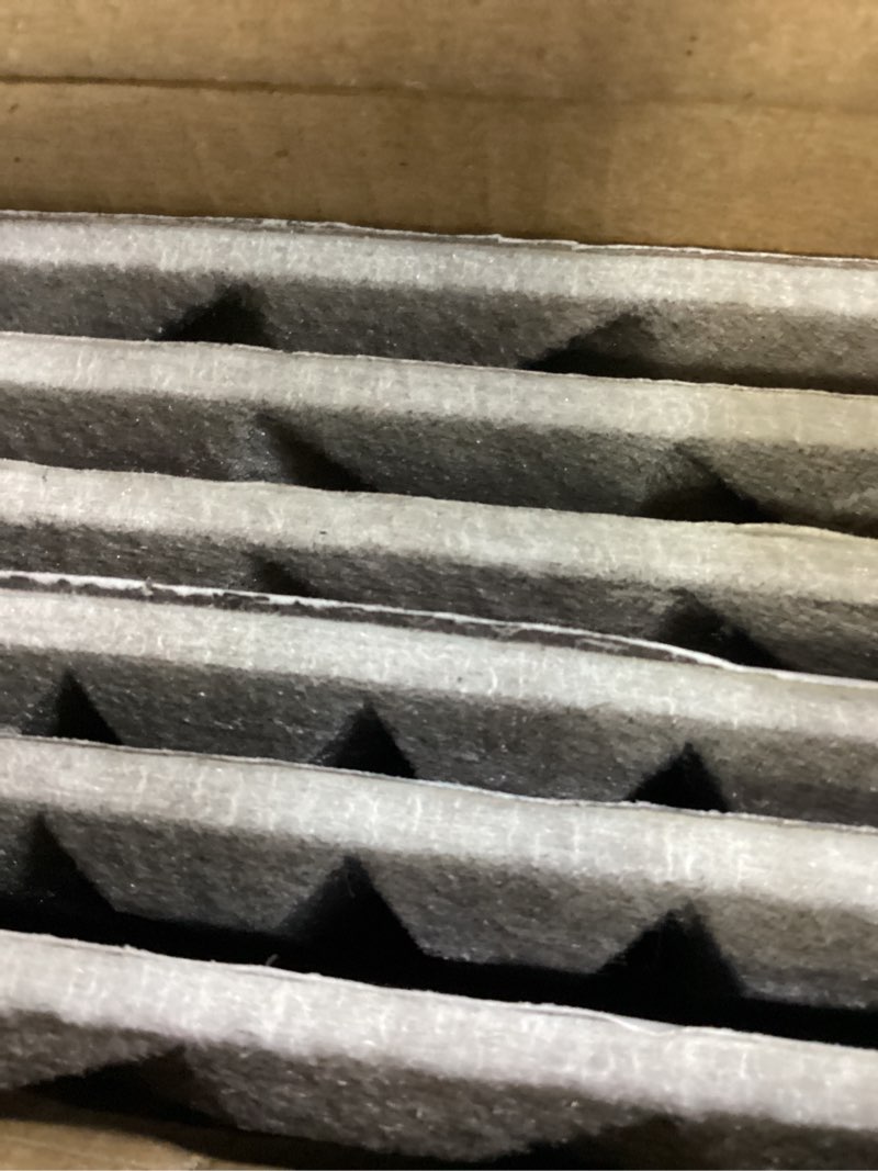 Condition photo showing Good Condition for bubos 6 pack acoustic wood wall panels, 23.6x23.6 inch sound absorbing panels with full adhesive backing, decorative peel and stick for recording studio & home office(black walnut?)
