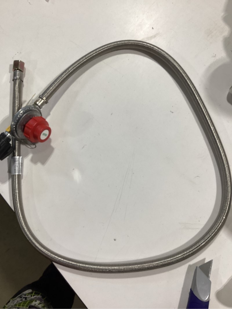 Condition photo showing Good Condition for master forge steel regulator with hose
