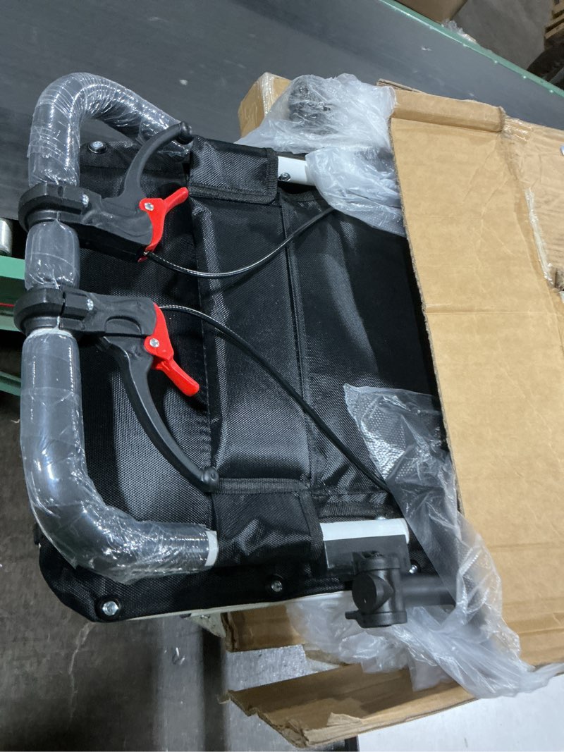 Condition photo showing Good Condition for compact ultra-lightweight portable transport wheelchair foldable travel wheelchairs with handbrake for adults and seniors?white?
