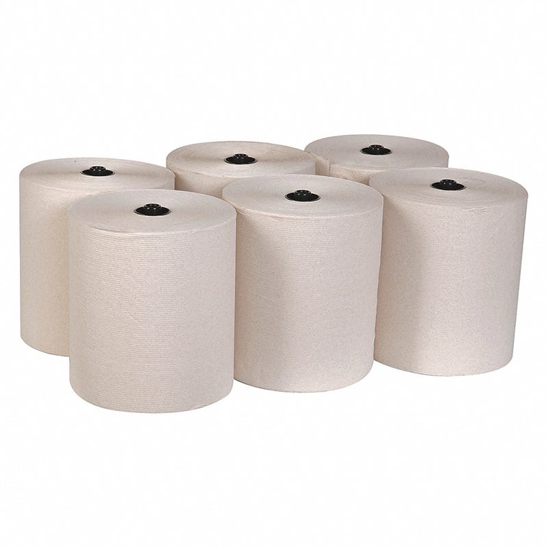 georgia-pacific paper towel roll: brown, 8 in roll wd, 550 ft roll lg, continuous sheet lg, 6 pk