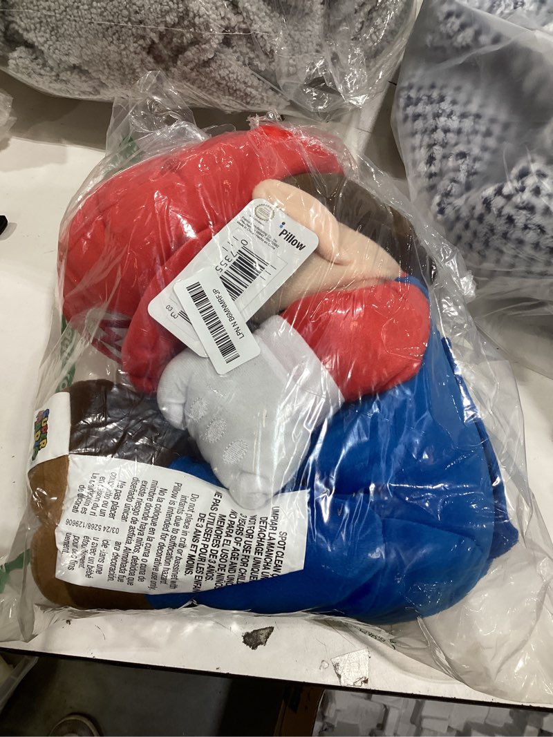 Condition photo showing New/Like New for Super Mario Kids Bedding Super Soft Plush Cuddle Pillow Buddy, One Size, By Franco