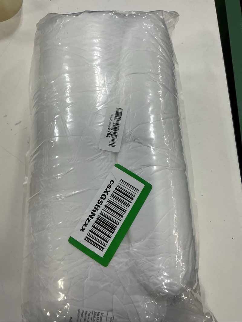 Condition photo showing New/Like New for Bed Pillows Queen Size Set of 2 - 100% Cotton Breathable Cover - Premium Down Alternative for Side Sleepers, Back or Stomach - Soft Luxury Hotel Quality Pillows - Comfy, Cozy & Plush - Oeko-Tex, White Queen White