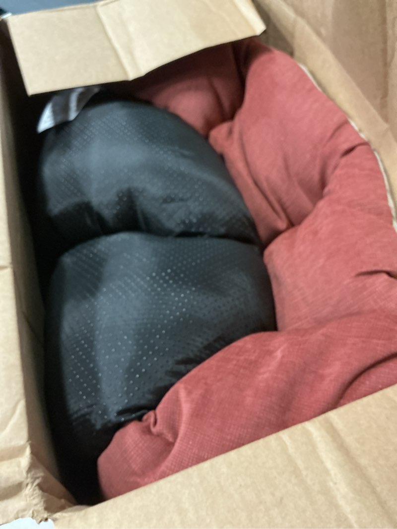 Condition photo showing Good Condition for midwest homes for pets quiettime deluxe tulip nesting pet bed, russet/tan, small russet/tan small