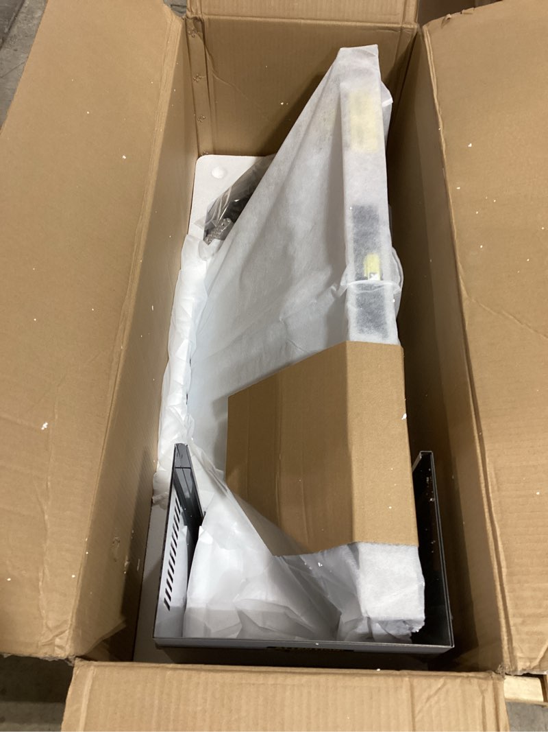 Condition photo showing New/Like New for 36 inch range hood wall mount, 1200 cfm with 4-speed gesture sensing & touch control, stainless steel ducted kitchen stove vent hoods with 2 led lights, time setting, dishwasher-safe baffle filters wall-mounted-tw1 36 inch