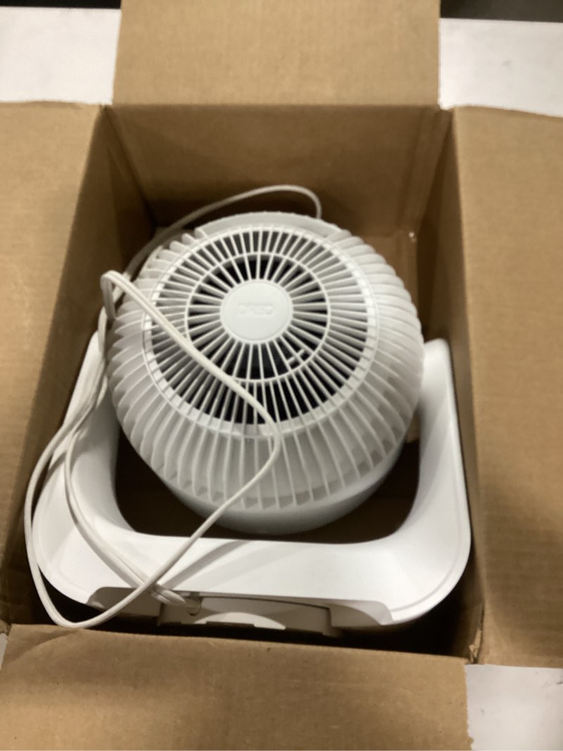 Condition photo showing As Is for Dreo Whole Room Heater 714, 60° Vertical & 90° Horizontal 3D Oscillating Heating, 12 ft/s Long-Range Circulator, 3 Heat & 3 Fan Settings, Space Heaters for Indoor Use, Bedroom, Office, White
