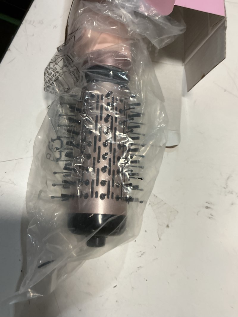 Condition photo showing New/Like New for rotating hair dryer brush ceramic, blow dryer brush 2 spin brushes set 1.5 inch &2 inch, one-step hot air brush volumizer, smooth, c-curls|pink