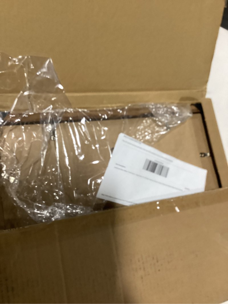 Condition photo showing New/Like New for rustic walnut 13x16 frame - single frame, 13 x 16 poster frame for artwork, puzzles, photos and movie posters picture frames 13" x 16"