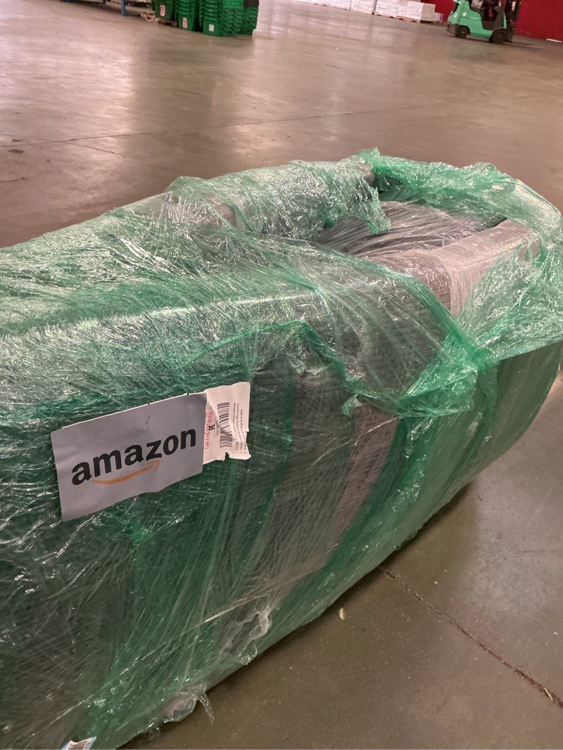 Condition photo showing As Is for Similar 5-in-1 Convertible Sofa Bed No Assembly, 79\" Fixed Steel Frame Sleeper with High-Resilience Foam, Corduroy Modular Couch Foldable for Small Space, Apartment, Studio (Black)