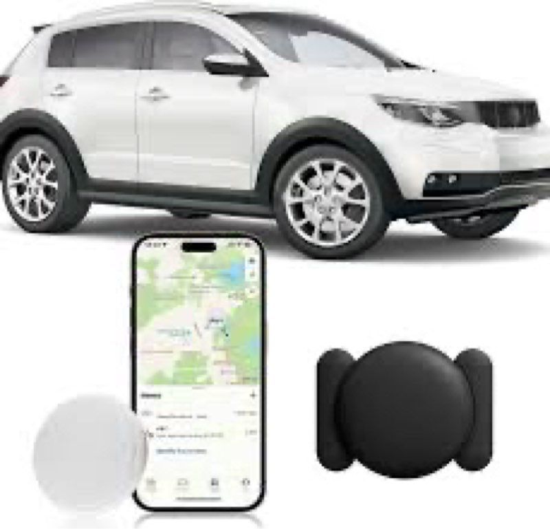 Tracker Device for Vehicles,Mini Hidden Car Tracker with Magnetic Case,No Monthly Fee Real Time Car 