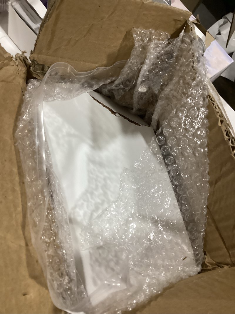 Condition photo showing Good Condition for White Desk Organizer Wooden Mail Storage box for tabletop office home,5 compartments with Drawer (4x11.8x7 in)