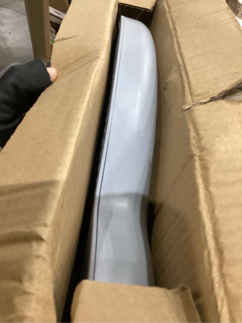 Condition photo showing As Is for Litter Catching Step for Cat Litter Box, Litter Trap Stool for Automatic Litter Box Self Cleaning, Litter Collection Stairs, Litter Catcher Ramp for Old Geriatric Senior Cat or Kitten Grey