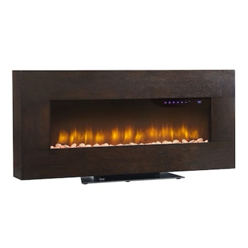 41-in W Espress Oak Fan-forced Electric Fireplace