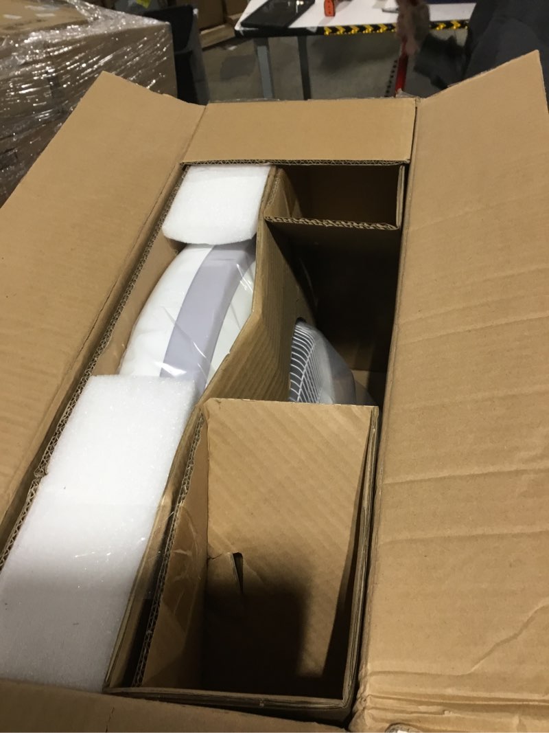 Condition photo showing Good Condition for 24" Bladeless Ceiling Fan with RGB Light Remote, Smart LED Ceiling Fans with Voice/App Control, Modern Low Profile Dimmable Light Ceiling Fan for Bedroom Living Room White White & RGBCW