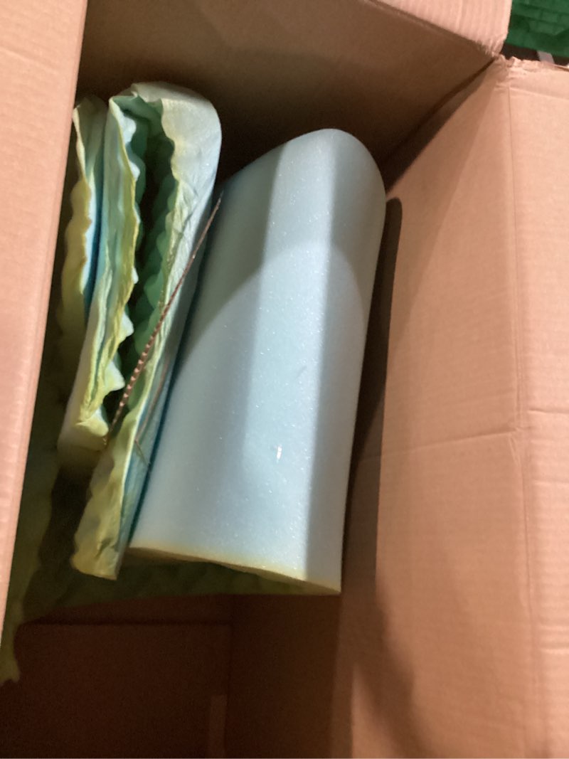 Condition photo showing New/Like New for DMI 2-Inch Foam Mattress Topper, Egg Crate Foam Pad for Support, Air Circulation, Pressure Relief & Weight Distribution, Twin Size 33 x 72, Blue
