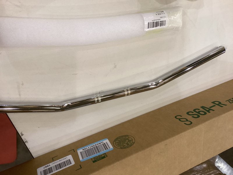 Condition photo showing Good Condition for Motorcycle Drag Bars Handlebars 22mm 7/8" Universal For Bobber Cafe Racer Sportster Cruiser XL 883 1200 Custom Chopper Softail Dyna Street Bob Chrome