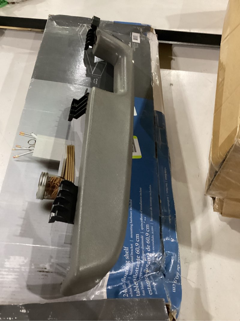 Condition photo showing As Is for 12472876 front driver side door armrest handle compatible with 1999-2006 chevy suburban silverado sierra tahoe avalanche escalade & gmc yukon, front left side door arm rest with handle, light gray light gray driver side