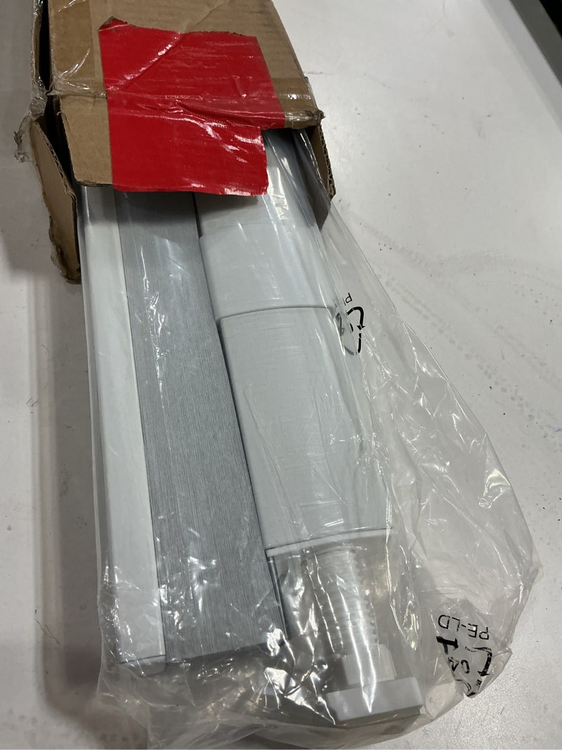 Condition photo showing Good Condition for lazblinds no tools no drill cordless cellular shades, blackout light blocking honeycomb shades for home, thermal insulation blinds for windows, 31" w x 48" h, white blackout-white 31" w x 48" h
