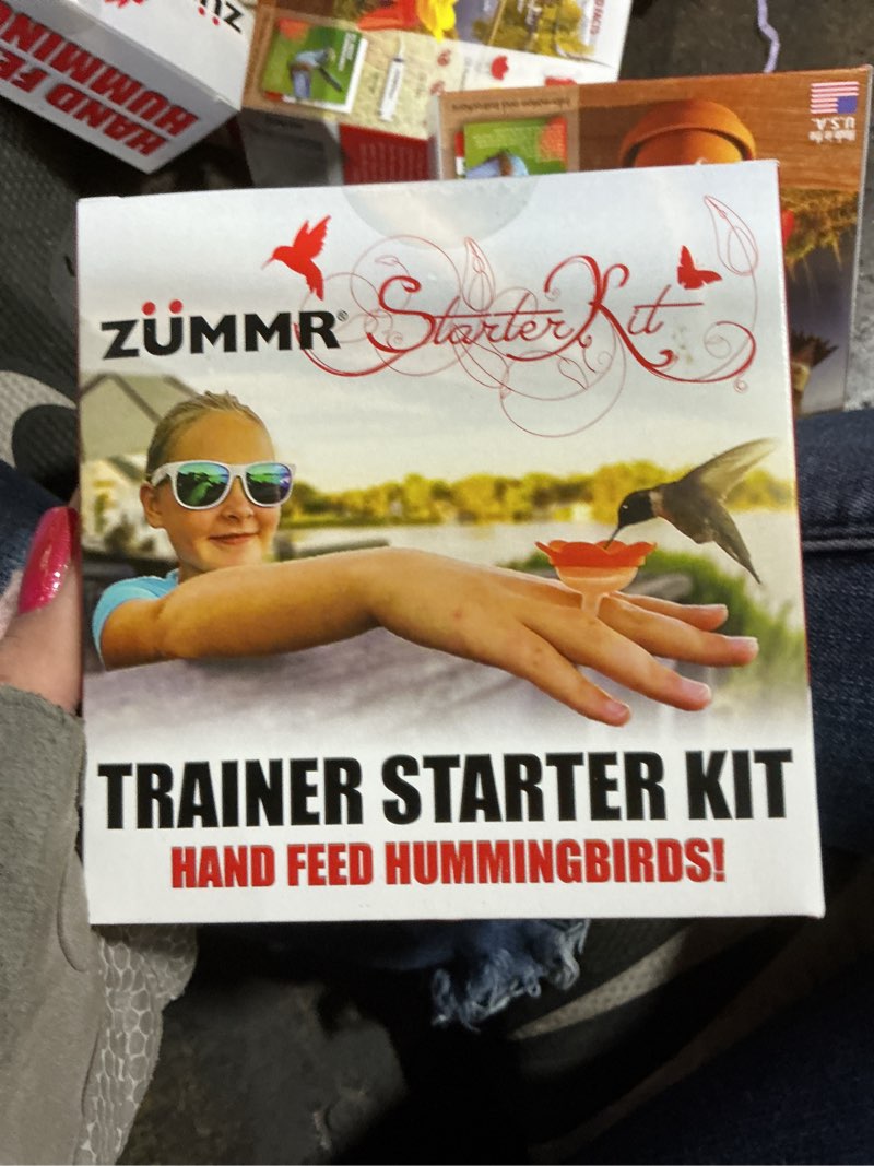 Condition photo showing New/Like New for ZUMMR Hummingbird Ring Feeder Starter Kit