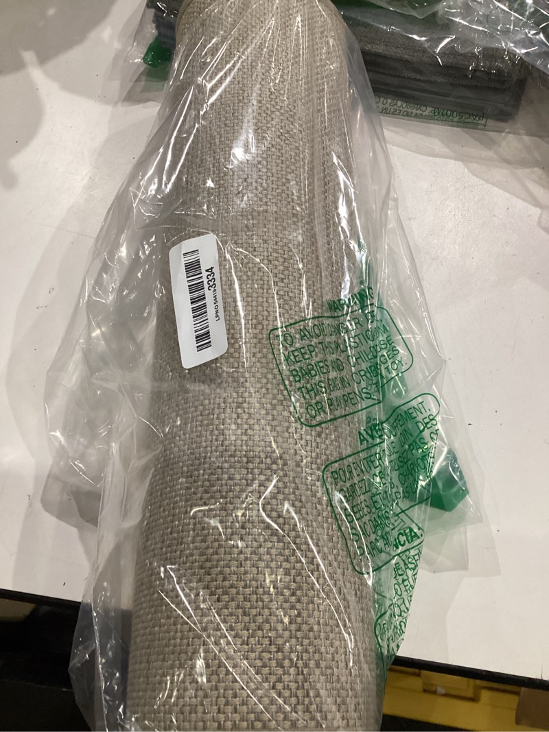 Condition photo showing Good Condition for lekeepgo door mat 17"x29", non slip door mat indoor entrance, rubber backing indoor door mats washable absorbent low-profile doormat front entryway entry resist dirt inside door mats, khaki 1'5" x 2'5" (rectangular) khaki